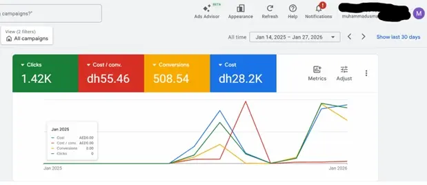 508+ conversions campaign